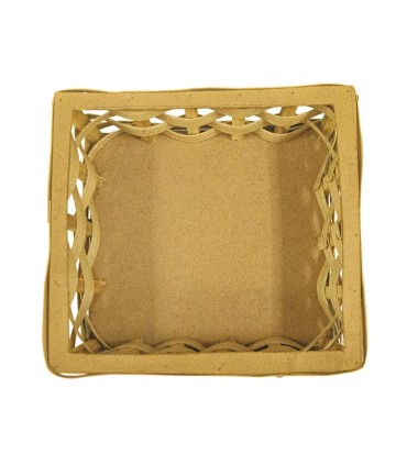 Canasta de fleje cuadrado extra gde. Ana V