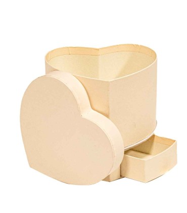 BOX de Corazón CON TAPA VARIADOS  W7306
