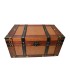 Baúl de madera 45x24x24 cm