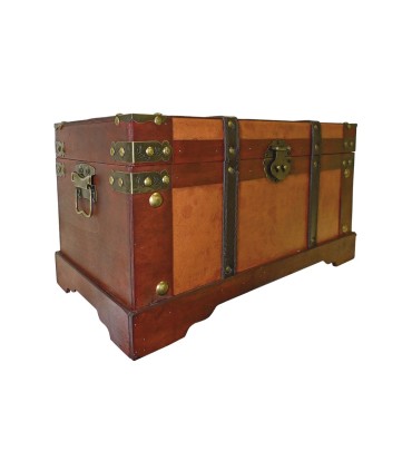 Baúl de madera 45x24x24 cm