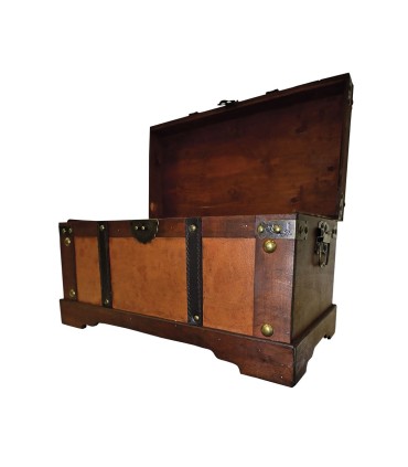 Baúl de madera 45x24x24 cm