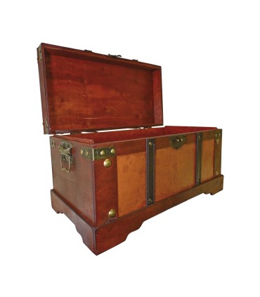 Baúl de madera 45x24x24 cm