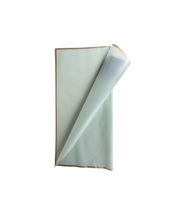 Papel coreano color con línea dorada