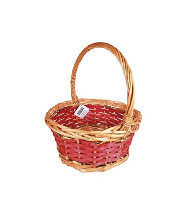 canasta redonda mimbre