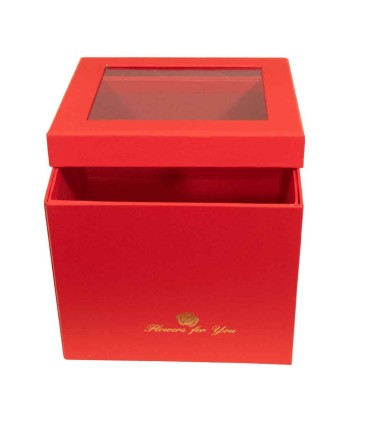 Box con tapa cuadrada y Lazo INFB051