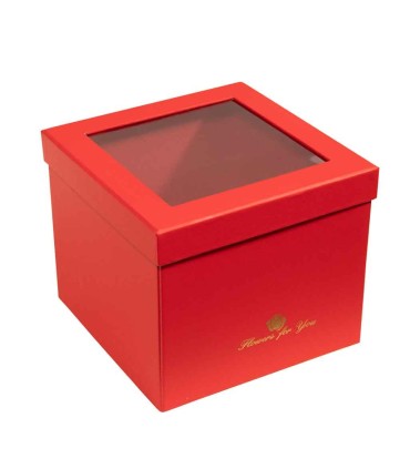 Box con tapa cuadrada y Lazo INFB051