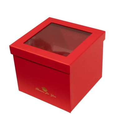 Box con tapa cuadrada y Lazo INFB051