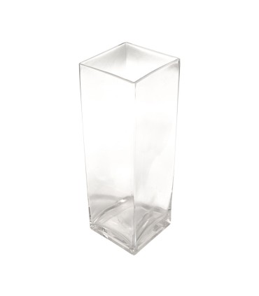 Florero Cuadrado 10x30 CM