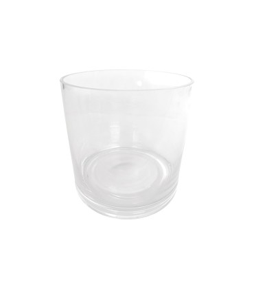 FLORERO DE CRISTAL CILINDRICO HL