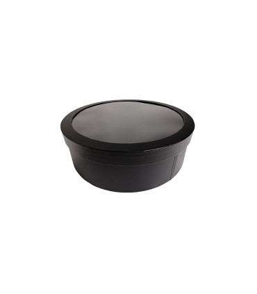 Box redondo de caja Transparente