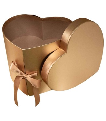 BOX de Corazón Con Tapa Variados Con Lazo