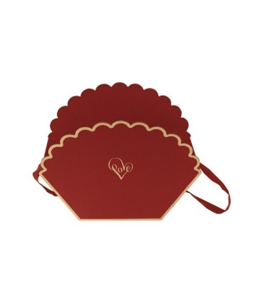 Box hexagonal 23.2 x 10.8 x18.8 cm