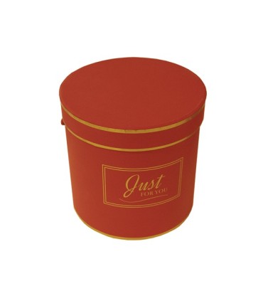 Box cilindro con logo M 17.5x17 cm W11